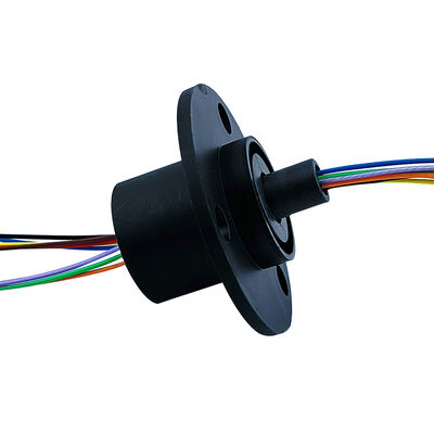 8-Channel 2A Cap-Type Electrical Slip Ring with 22mm Outer Diameter and Gold-to-Gold Contacts