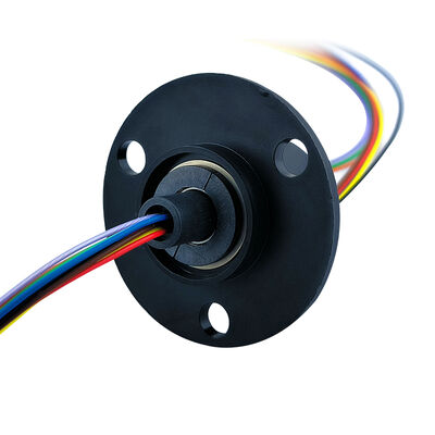8-Channel 2A Cap-Type Electrical Slip Ring with 22mm Outer Diameter and Gold-to-Gold Contacts