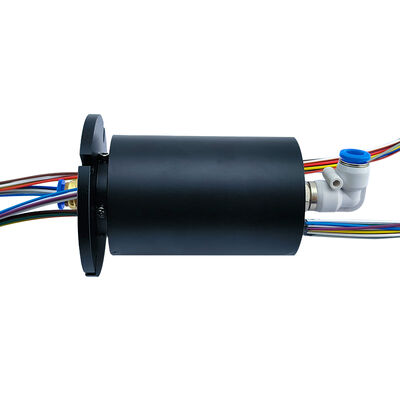 24-Channel 5A Pneumatic Slip Ring with Direct-Flow Air Channel and 250 RPM Speed for Industrial Automation