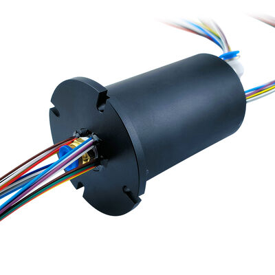 24-Channel 5A Pneumatic Slip Ring with Direct-Flow Air Channel and 250 RPM Speed for Industrial Automation