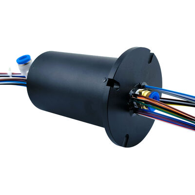24-Channel 5A Pneumatic Slip Ring with Direct-Flow Air Channel and 250 RPM Speed for Industrial Automation