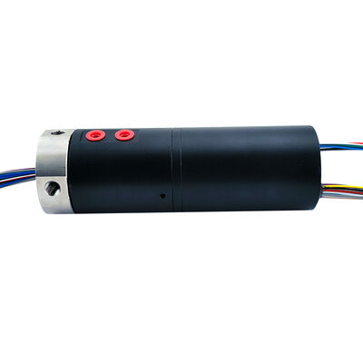 4-channel pneumatic and 24-way 5A electrical slip ring with 48V safety voltage for automation and robotics