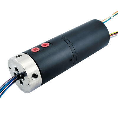 4-channel pneumatic and 24-way 5A electrical slip ring with 48V safety voltage for automation and robotics