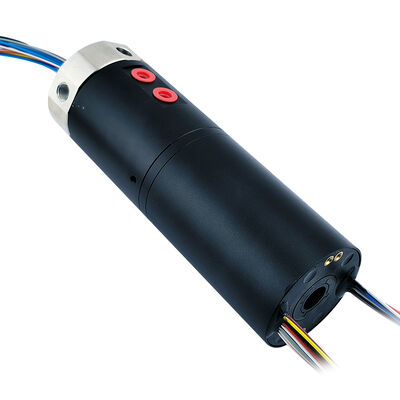 4-channel pneumatic and 24-way 5A electrical slip ring with 48V safety voltage for automation and robotics