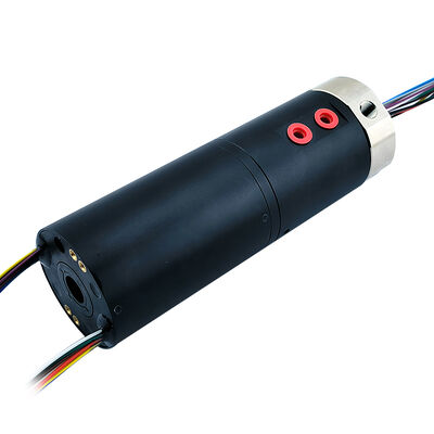 4-channel pneumatic and 24-way 5A electrical slip ring with 48V safety voltage for automation and robotics