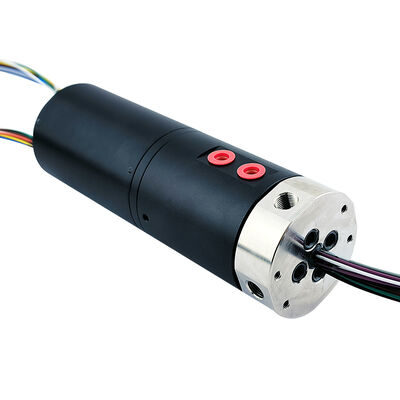 4-channel pneumatic and 24-way 5A electrical slip ring with 48V safety voltage for automation and robotics