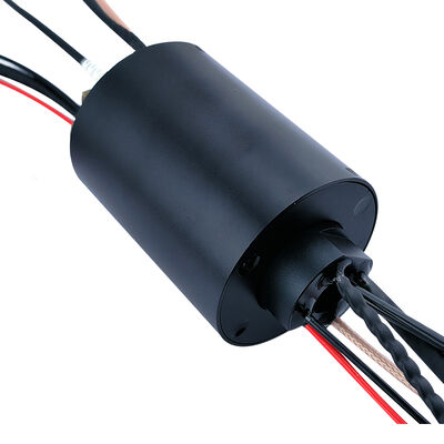 Single-Mode Fiber Optic Slip Ring with 1550/1310 nm Wavelength and 16 Electrical Circuits for High-Fidelity Signal Transmission