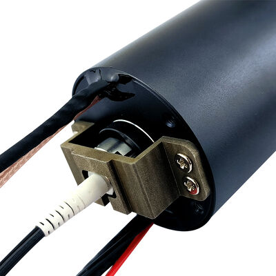 Single-Mode Fiber Optic Slip Ring with 1550/1310 nm Wavelength and 16 Electrical Circuits for High-Fidelity Signal Transmission