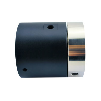 2-Channel Gas Rotary Union with Aluminum Alloy Housing for 20 Million Rotations in Water and Air Transfer