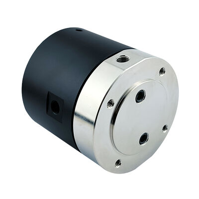 2-Channel Gas Rotary Union with Aluminum Alloy Housing for 20 Million Rotations in Water and Air Transfer