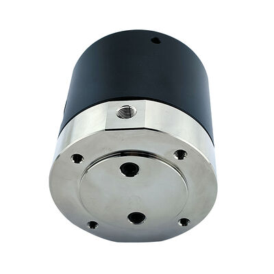 2-Channel Gas Rotary Union with Aluminum Alloy Housing for 20 Million Rotations in Water and Air Transfer