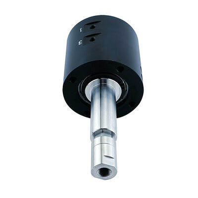 5-in-5-out Multi-Media Rotary Slip Ring with Stainless Steel Extended Central Shaft for 1MPa Pressure Fluid Transfer