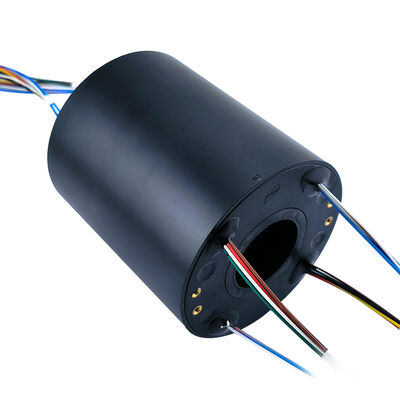 24-channel 5A 440V high-voltage hollow slip ring with precious metal contacts for industrial applications
