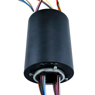 36-Channel Large Aperture Slip Ring with 50mm Inner Diameter and 250rpm Speed for High-Power Transmission