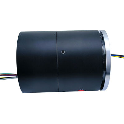 Anti-High Frequency Interference Gas-Electric-Water Hybrid Slip Ring with 45# Steel Air Shaft and 12-Way 5A Electrical Channels