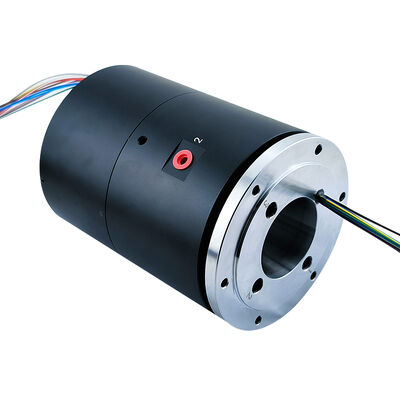 Anti-High Frequency Interference Gas-Electric-Water Hybrid Slip Ring with 45# Steel Air Shaft and 12-Way 5A Electrical Channels