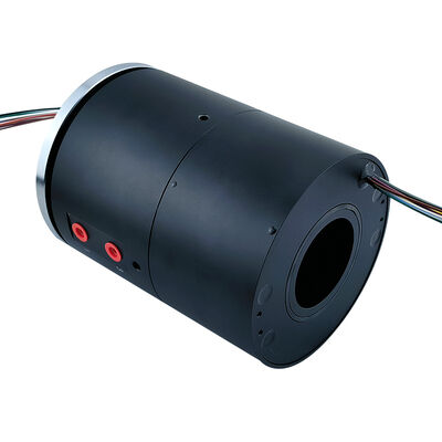 Anti-High Frequency Interference Gas-Electric-Water Hybrid Slip Ring with 45# Steel Air Shaft and 12-Way 5A Electrical Channels