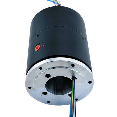 Anti-High Frequency Interference Gas-Electric-Water Hybrid Slip Ring with 45# Steel Air Shaft and 12-Way 5A Electrical Channels