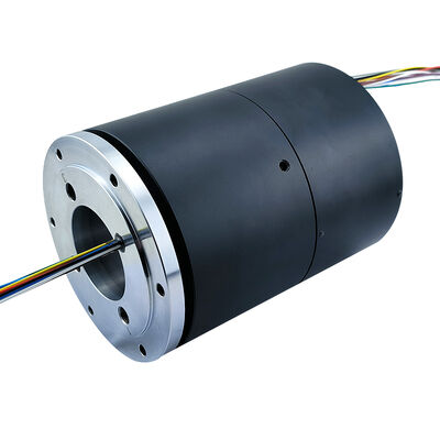 Anti-High Frequency Interference Gas-Electric-Water Hybrid Slip Ring with 45# Steel Air Shaft and 12-Way 5A Electrical Channels