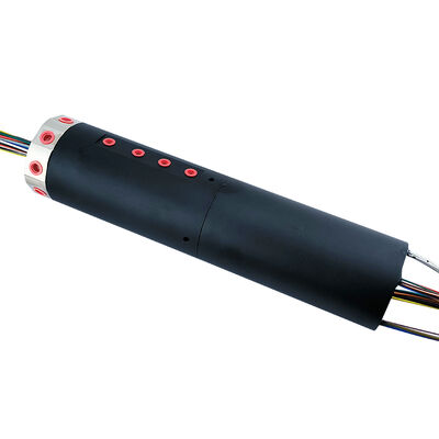 Gas-Water-Electricity Combined Slip Ring with 2-Channel Water, 6-Channel Gas, and 40-Channel Electricity for Industrial Applications