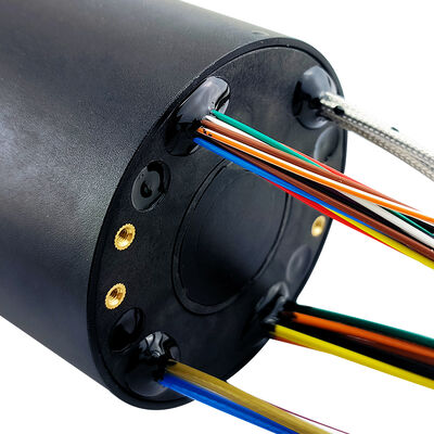 Gas-Water-Electricity Combined Slip Ring with 2-Channel Water, 6-Channel Gas, and 40-Channel Electricity for Industrial Applications
