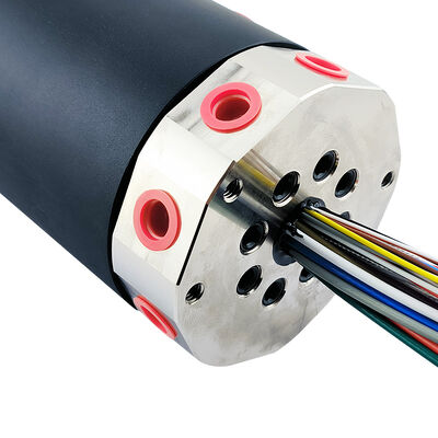 Gas-Water-Electricity Combined Slip Ring with 2-Channel Water, 6-Channel Gas, and 40-Channel Electricity for Industrial Applications