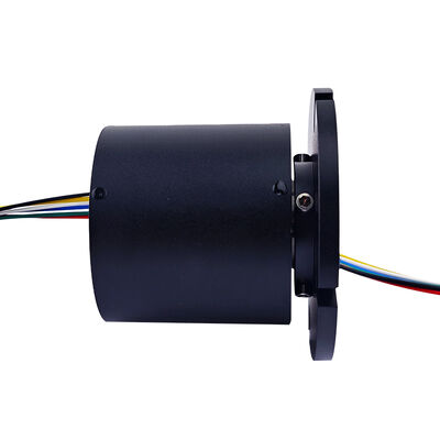 6-Channel 2A Pneumatic-Electric Slip Ring with Aluminum Alloy Housing for 10rpm Low-Speed Applications