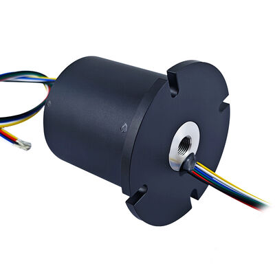6-Channel 2A Pneumatic-Electric Slip Ring with Aluminum Alloy Housing for 10rpm Low-Speed Applications