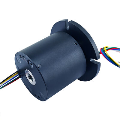 6-Channel 2A Pneumatic-Electric Slip Ring with Aluminum Alloy Housing for 10rpm Low-Speed Applications