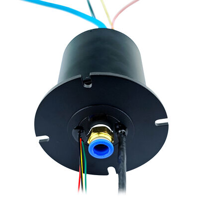Single-channel Shielded Gigabit Network Combination Slip Ring with Aluminum Alloy Shell and 250rpm Rotation Speed
