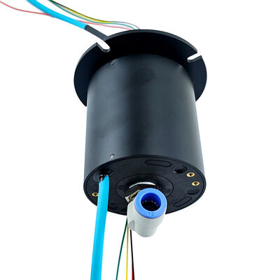 Single-channel Shielded Gigabit Network Combination Slip Ring with Aluminum Alloy Shell and 250rpm Rotation Speed