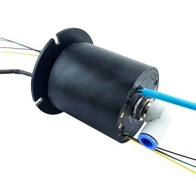 Single-channel Shielded Gigabit Network Combination Slip Ring with Aluminum Alloy Shell and 250rpm Rotation Speed