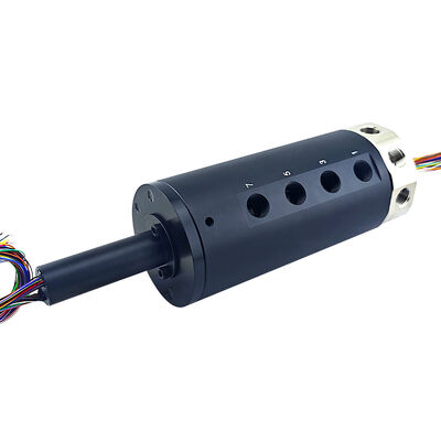 8-channel pneumatic and 56-way 2A electrical combined slip ring with 200 rpm speed for rotary applications
