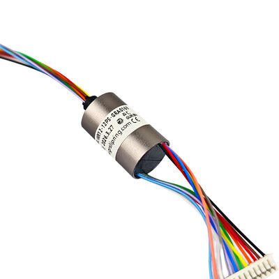 12-Channel Gold-Gold Contact Capsule Conductive Ring with 12.4mm Ultra-Miniature Design for Precision Applications