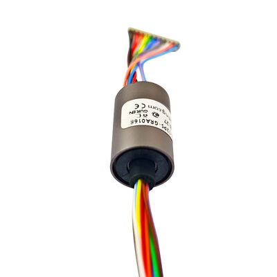 12-Channel Gold-Gold Contact Capsule Conductive Ring with 12.4mm Ultra-Miniature Design for Precision Applications