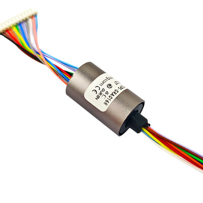 12-Channel Gold-Gold Contact Capsule Conductive Ring with 12.4mm Ultra-Miniature Design for Precision Applications