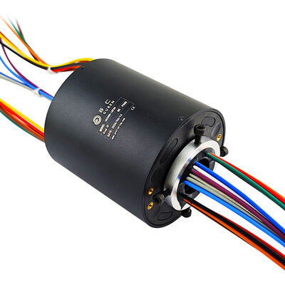 18-channel 20A conductive slip ring with 25.4mm through-hole for metal processing and cutting equipment