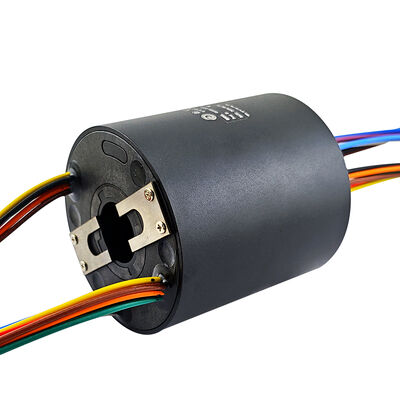 18-channel 20A conductive slip ring with 25.4mm through-hole for metal processing and cutting equipment