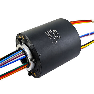 18-channel 20A conductive slip ring with 25.4mm through-hole for metal processing and cutting equipment