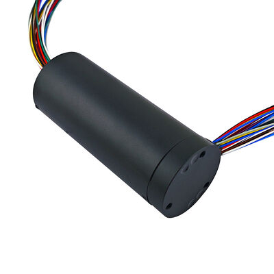 36-channel 5A electric slip rings with aluminum alloy housings for multi-axis robots and robotic arms