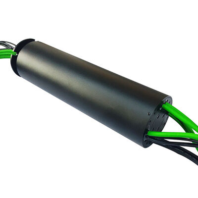 network-connected slip ring with 5 Gigabit Ethernet connections for the intelligent rotation detection system