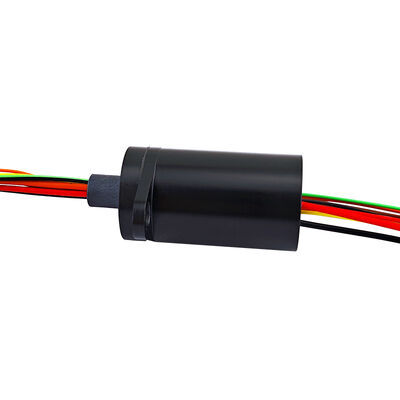 10-channel flange slip ring with engineering plastic PBT for drone and gimbal systems