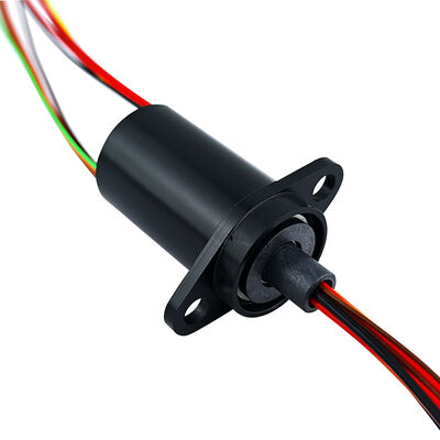 10-channel flange slip ring with engineering plastic PBT for drone and gimbal systems