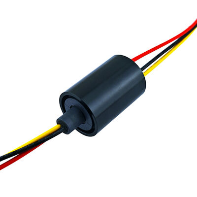 3-channel 5A capsule slip ring with outer diameter 22mm for security and consumer electronics