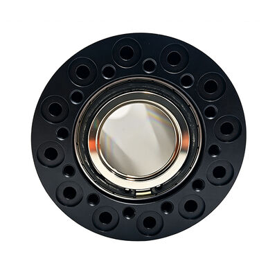 Multi-media integrated fluid rotary union with 3 air channels, 5 water channels and 4 hydraulic oil