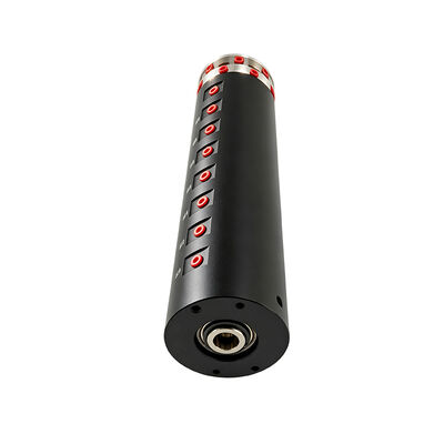 16-channel pneumatic rotary joint with compact structure suitable for automated rotary platforms and robotic arms