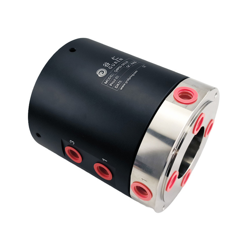 4-Channel Hollow Shaft Air Slip Ring, 50mm Aperture, 300RPM