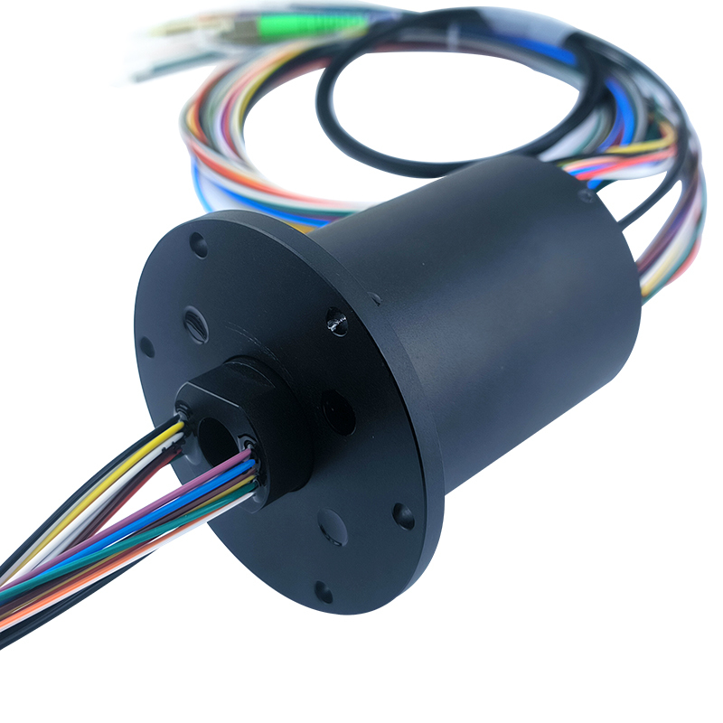 Operating Ring 56mm OD fiber-optic electrical combination slip ring, operating ...