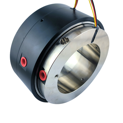 1-way air 4-way electrical through-hole air-electric slip ring ID 110mm OD185mm
