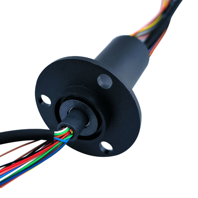 22mm OD Electrical and USB Combination Slip Rings Flange Mount